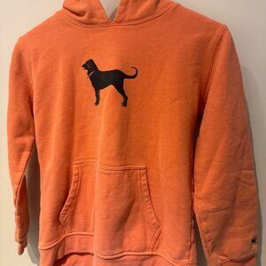 The Black Dog Classic Collection Hoodie | Youth Size Large | Orange